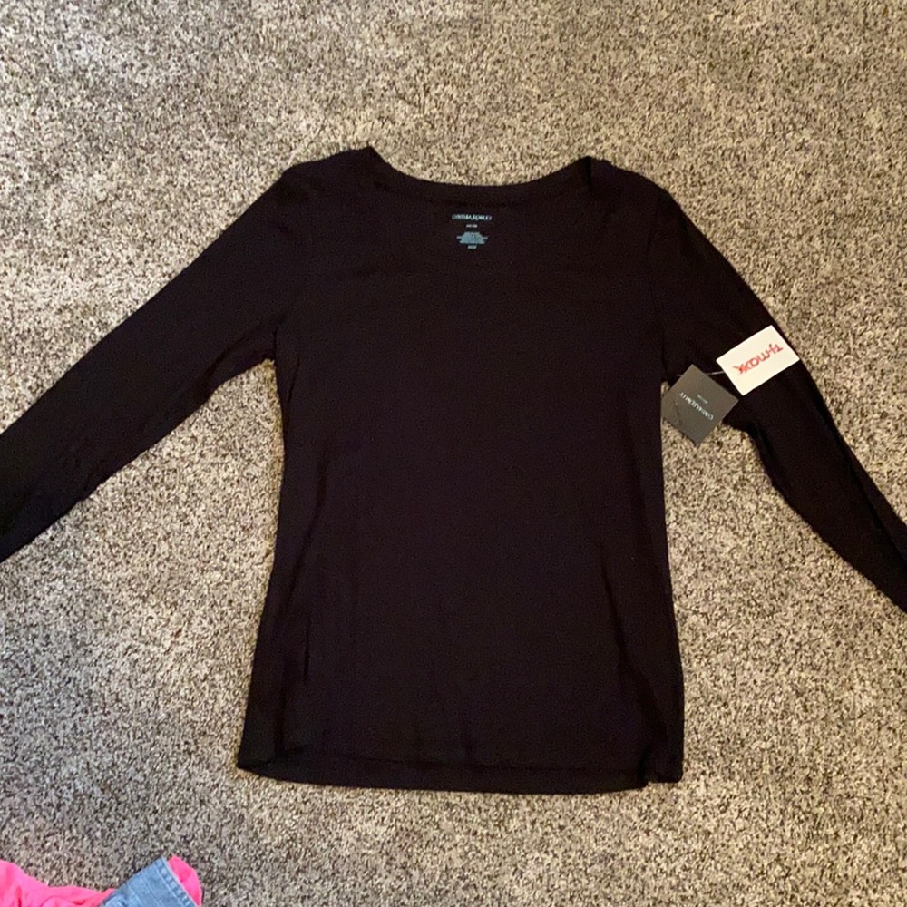 Long sleeve black shirt